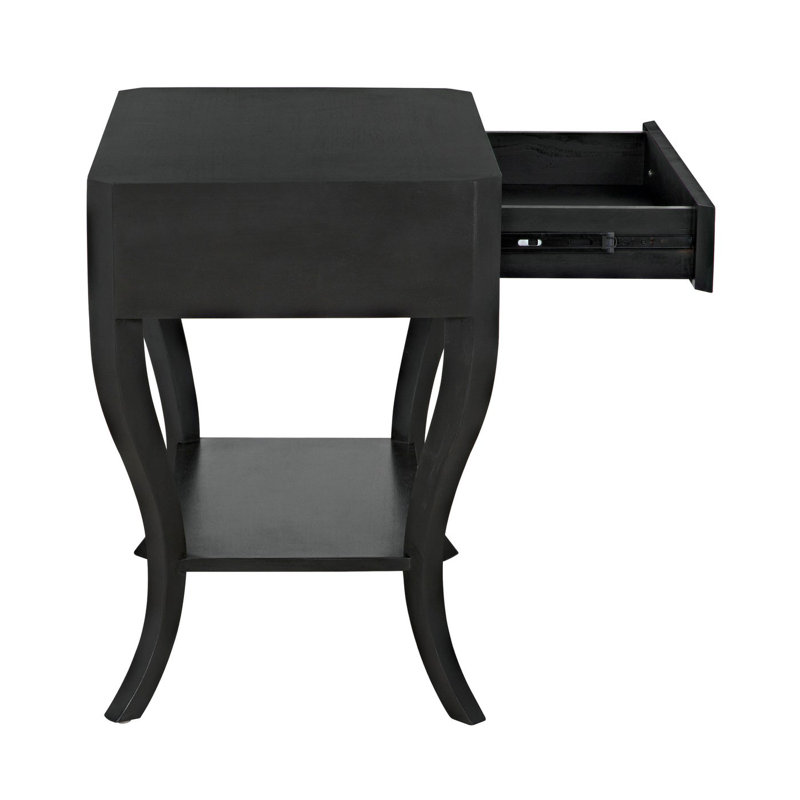 Weldon Solid Wood End Table, Pale