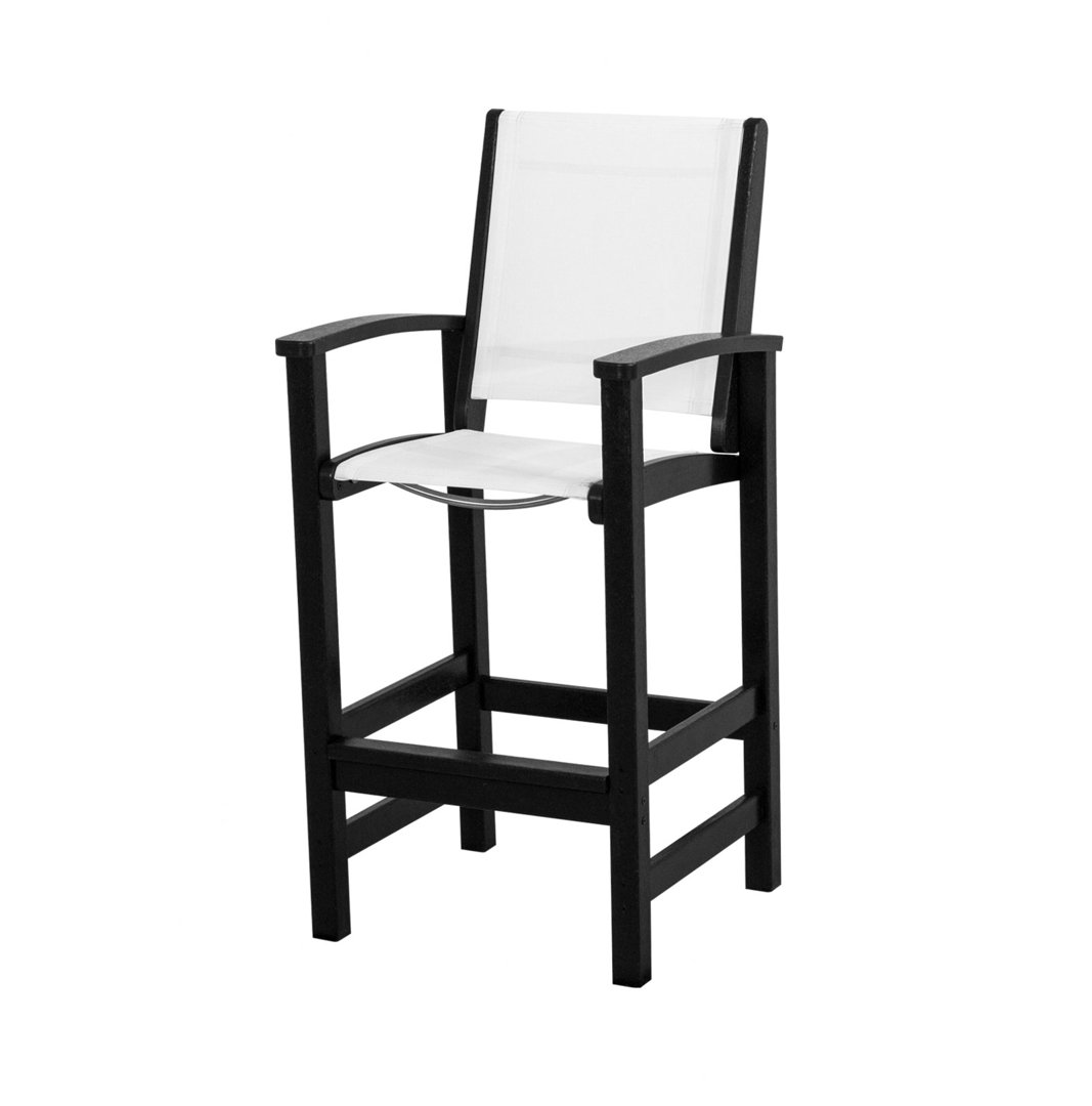 POLYWOOD Coastal Bar Chair POLYWOOD® Seat Color/ Frame 
