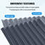 25-Piece Roof Panel Set in Matte Grey Texture for Shed, Garage, and Patio-133208771