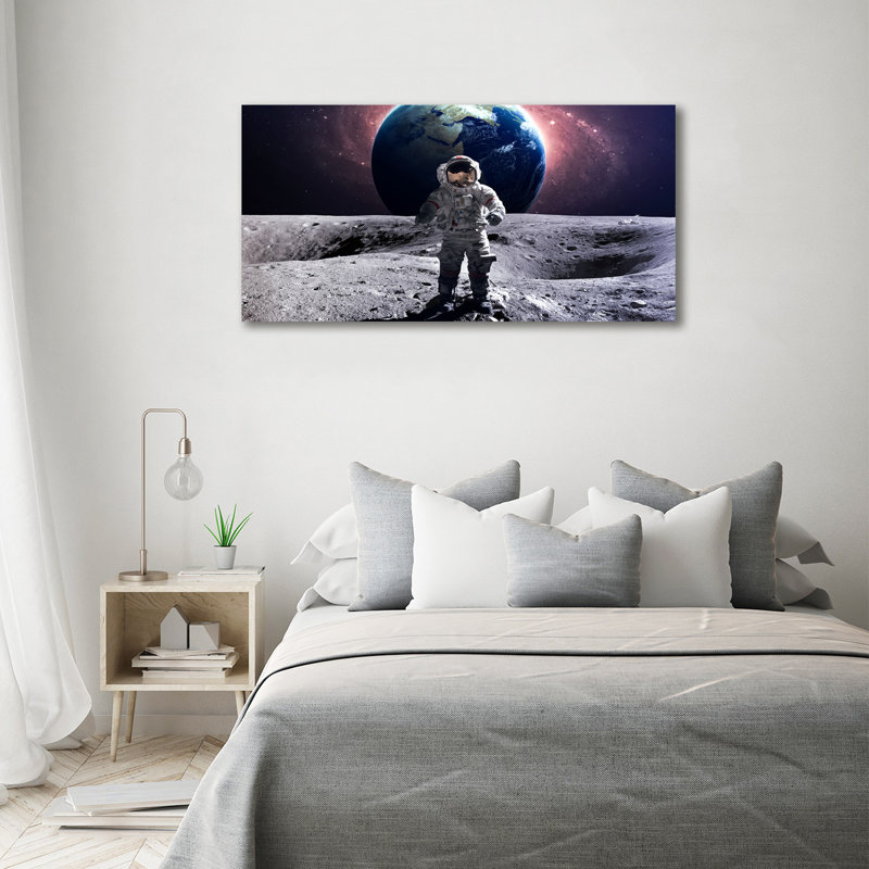 Astronaut - Wrapped Canvas Print, 70cm H x 140cm W