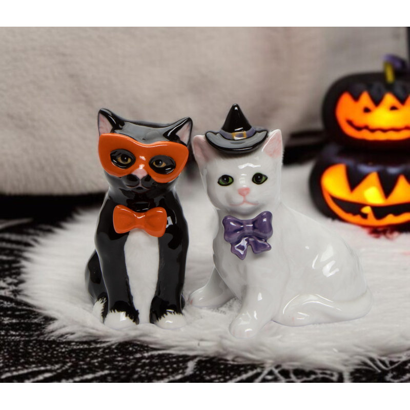Halloween Cat Salt And Pepper