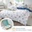 Housse de couette 100% coton lavé - ensemble de literie de style bord de mer nautique, ensemble de housse d'édredon imprimé avec fermeture à glissière 4 attaches-111536869-111536875