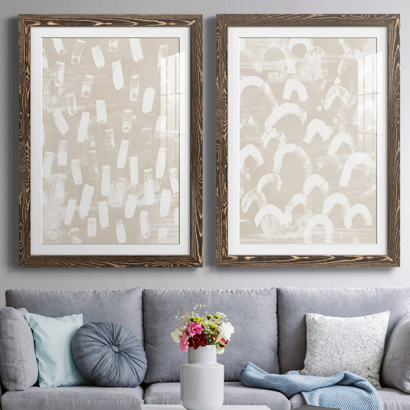 Earth Earth I - ensemble de 2 cadres photo, H 20 po x l 17 po x P 1 po, Cadre noyer