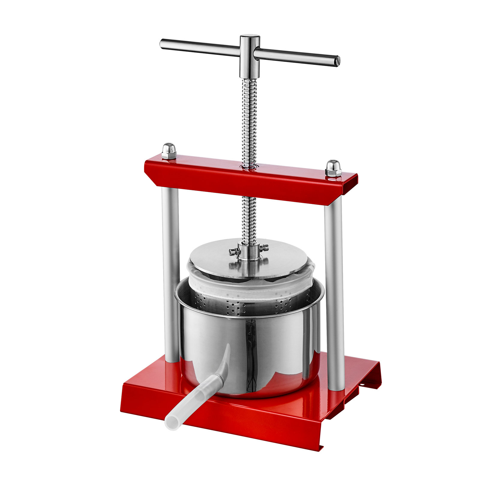 4.8 Gal Manual Presser Juicer Fruit Wine Press for Wine Making Juice  Vegetable