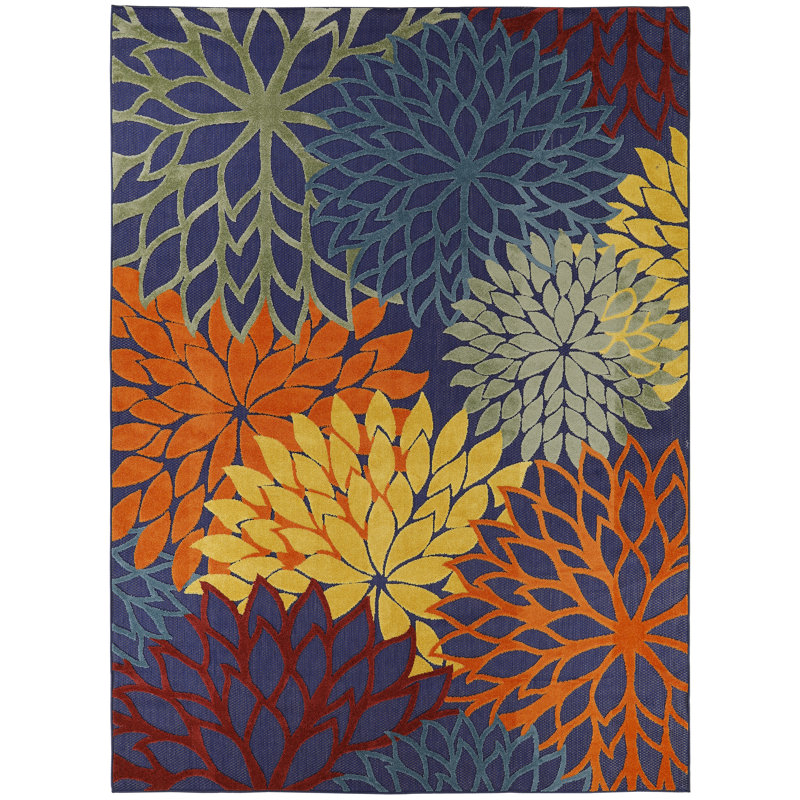 Chazmon Indoor/Outdoor Area Rug, Rectangle 10' x 14'