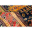 Tapis brun / bleu marine noué à la main de haute qualité