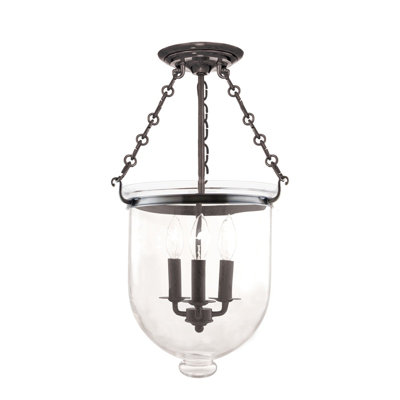Hampton 3 - Light Semi Flush Mount