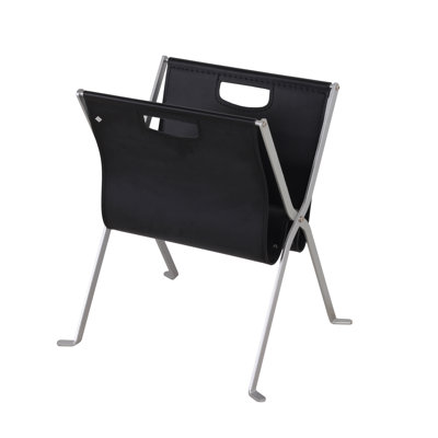 Bailey-James Vegan Leather Free Standing Magazine Rack