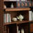 Nut-brown+Black Solid + Manufactured Wood+Glass Display Cases