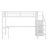 Loft Bed With L-Shaped Desk And USB,Wardrobe Shelf And LED-51341569