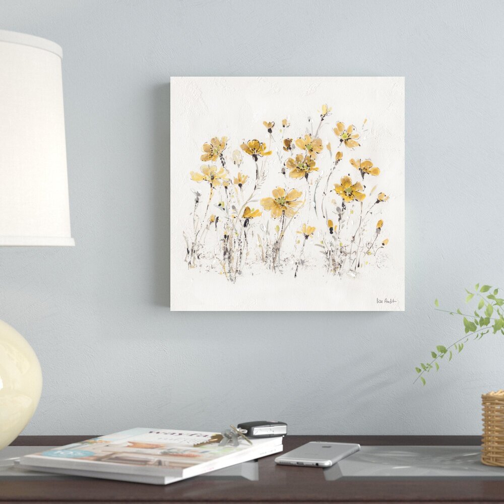 Laurel Foundry Modern Farmhouse Wildflowers III Yellow On Canvas by ...
