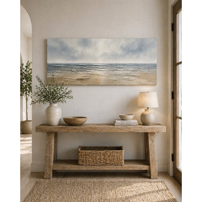 Seascape Horizon Wrapped Canvas Wall Art