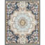 Hand-Knotted High-Quality Ivory and Black Area Rug