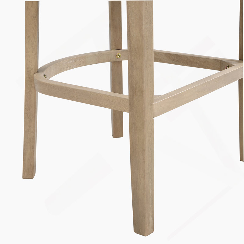 Tabourets de bar (ensemble de 2), Naturel