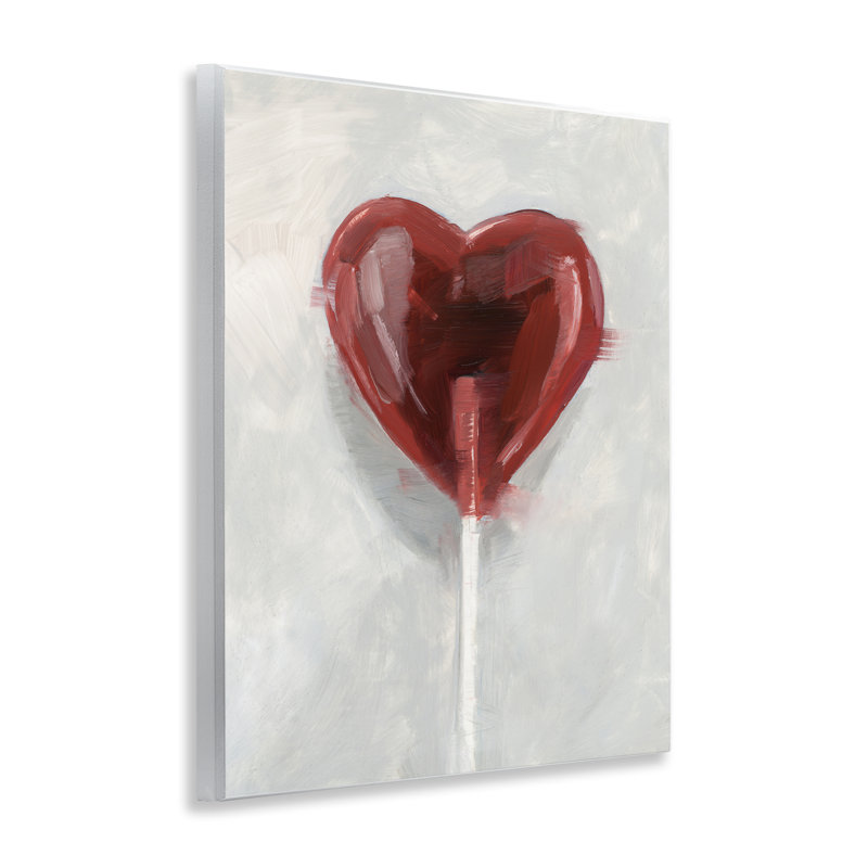 Plaque murale en forme de cœur avec sucette, design par Ethan Harper