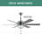 65 Inch Gorgeous Crystal Ceiling Fan With Lights And Remote, Modern 6 Speeds DC Motor Reversible Ceiling Fan For Bedroom-105767746