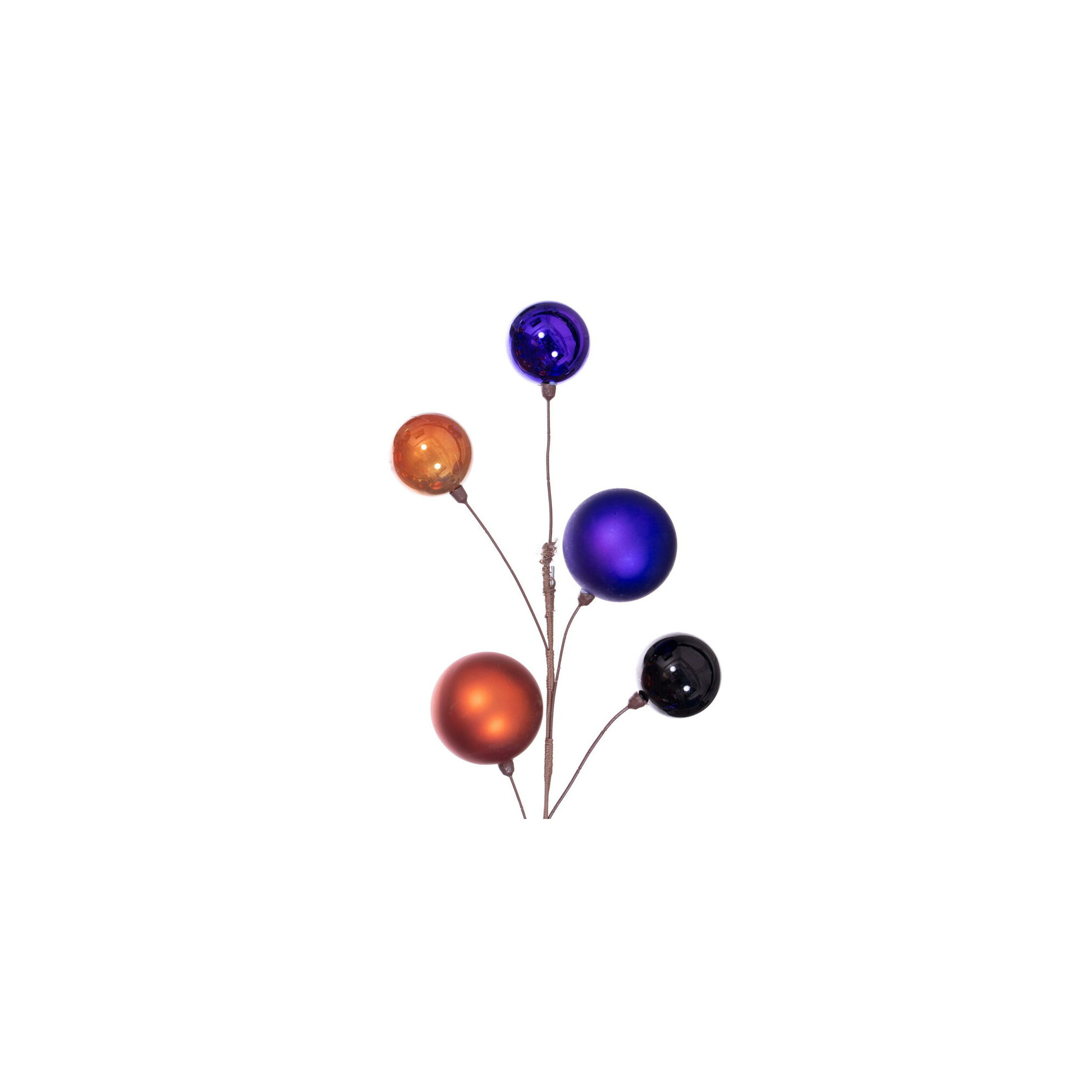 120'' in. Garland, Purple/Orange/Black
