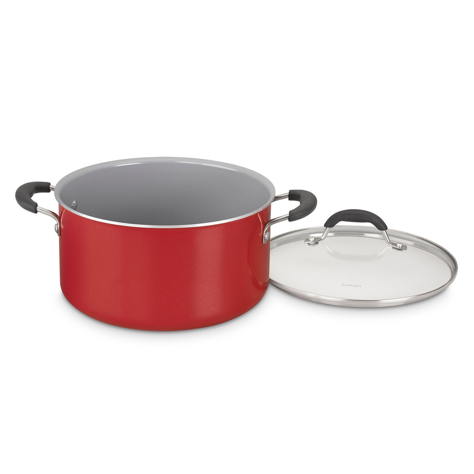 Cuisinart Ceramica XT 11-Piece Non-Stick Cookware Set, Red