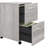 Kemry 16'' Wide 2 -Drawer Mobile Vertical Filing Cabinet-68641862