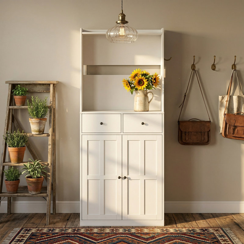 Entryway Shoe Cabinet With Drawers & Boots Storage – 2 Drawers