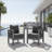 Set Of 2  28" All-Weather Metal Patio Armchairs-2062878067-2062878076