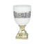 Vase de table en grès blanc / noir Aracelis-830639175