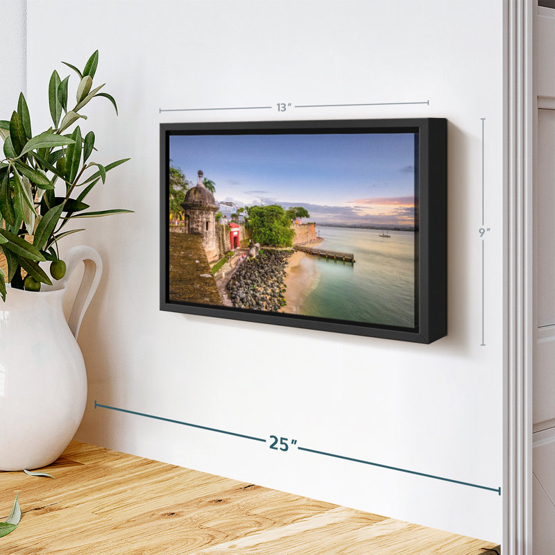 Places "Coast Of San Juan", reproduction sur toile, H 9 po x l 13 po