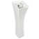 Deervalley Small Pedestal Bathroom Sink 11"L X 13"W X 35"H Ceramic One Piece Bath Sink With Overflow