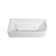 67” x 28.7” Freestanding Corner Bathtub, Left Drain Acrylic Bathroom Tub with Drain & Overflow