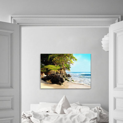 Caribbean Island - Wrapped Canvas Print
