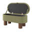 Banc de rangement rembourré avec couvercle relevable-2059318792