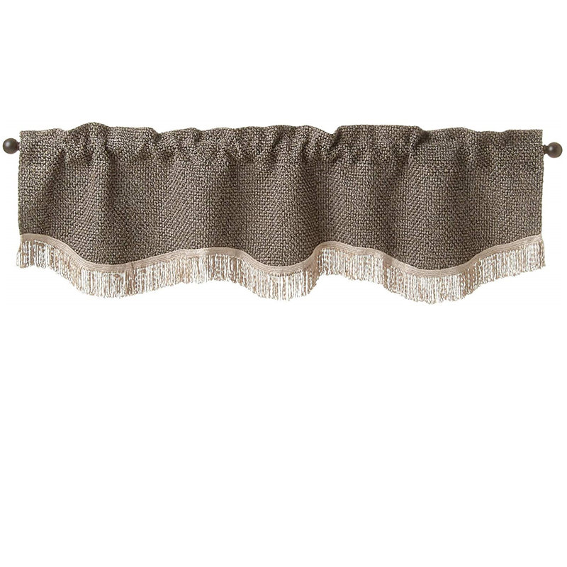 Clarkedale Tailored Window Valance, Gold