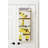 3 Sprouts - Children's Nursery Over the Door Organizer with Hooks - Giraffe