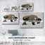 Toile tendue avec bison monochrome I-Gallery-30358133