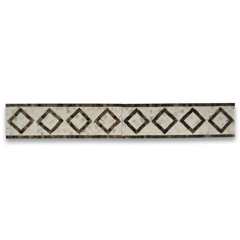 4" x 14" Marble Mosaic Sheet Wall Floor Use Tile