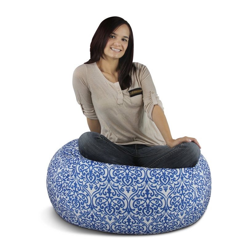 American Furniture Alliance Adult Bean Bag Chair, Blue 