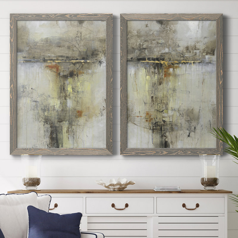 Cross Over I, toile encadrée de qualité supérieure - prête à être accrochée, H 24 po x l 36 po x P 1,5 po