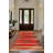 Susan Red Oriental Machine Printed Cotton Polyester Area Rug-933038151