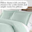 Ensemble de housse de couette en lin vert clair Southshore Fineens-1944171969-1947770596