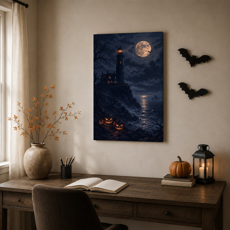 Art mural sur toile, "Haunted", H 24 po x l 16 po