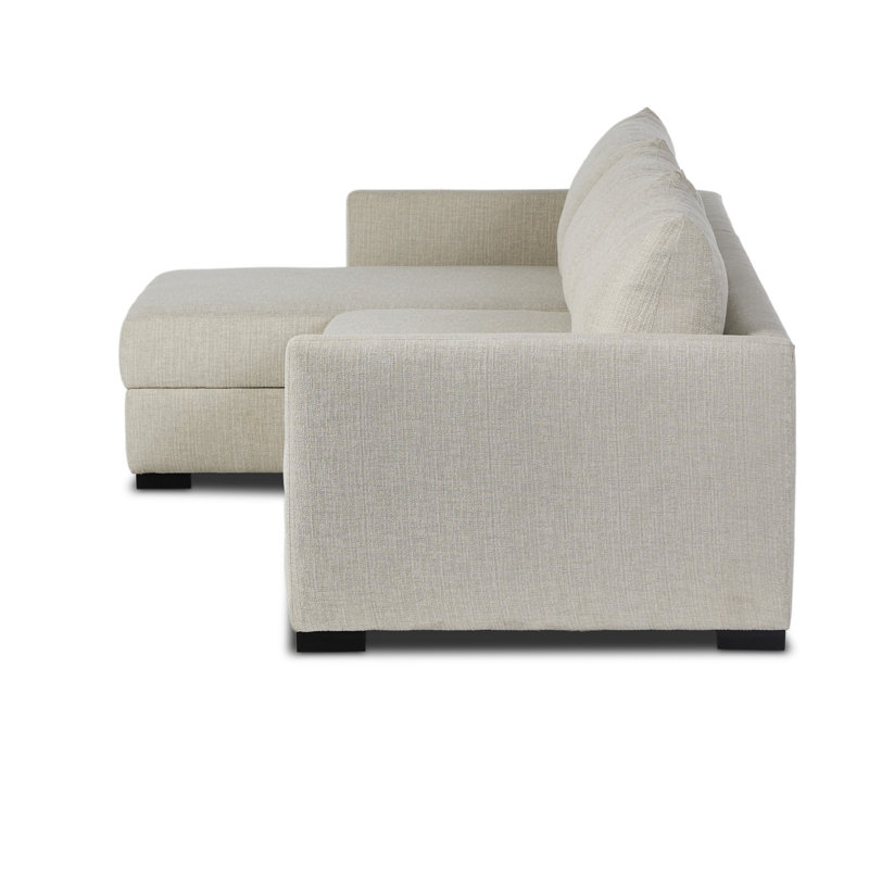 Wickham Leather 2 - Piece Chaise Sectional, Left Arm Facing