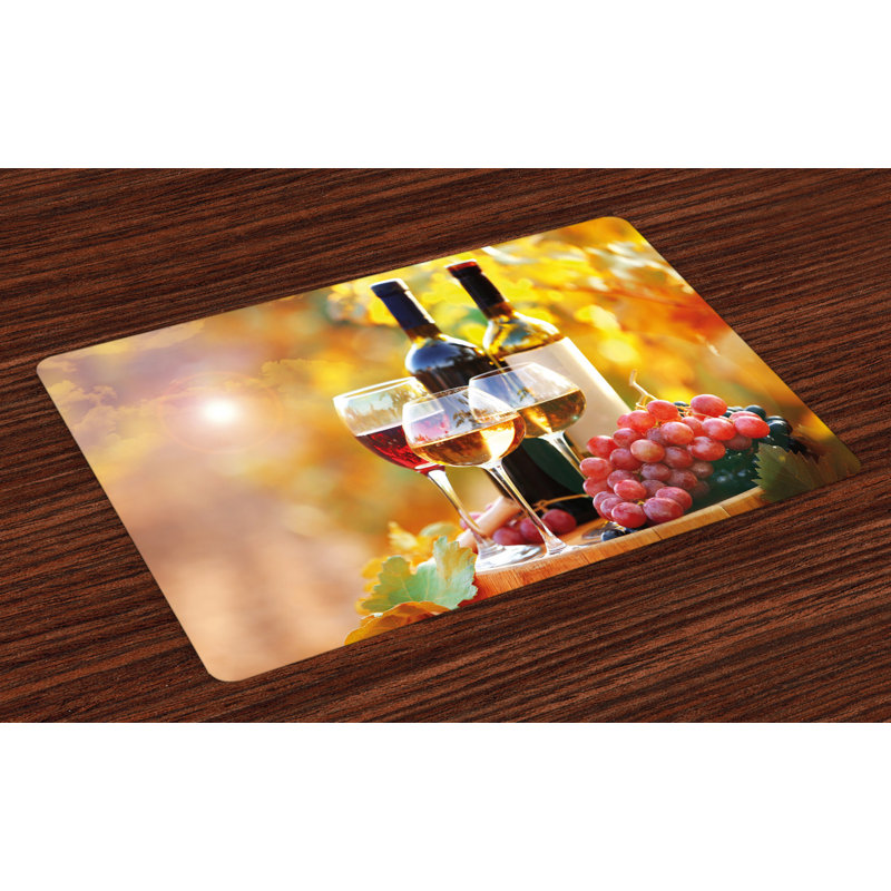 Manuel Wine Wine Themed Grape Placemat