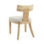 Ensemble de 2 chaises de salle à manger rustiques en bois vieilli-1628061925