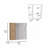 Medicine 23H" Double Door Cabinet,Four Interior Shelves, Pine-1835732228