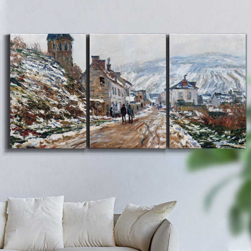 " Before The Storm " 3 - Pieces, 36" H x 72" W x 2" D