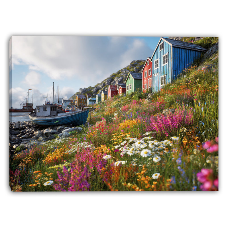 Art mural sur toile Harbour, H 24 po x l 36 po