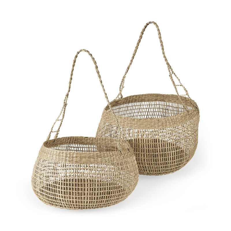 Ensemble de 2 paniers en ruppie maritime