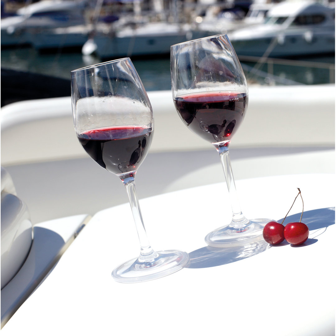 Geneva Wine Glass Set (Set of 6) Canora Grey