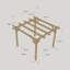 Pollitt Manufactured Wood Pergola-20605160-20696727