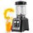 Professional Blender, 68 oz Plastic Jar Blender Combo, Stainless Steel 3 Functions Blender, Commercial Countertop Blenders, Shakes, Smoothies, Peree, and Crush Ice, Black, Designed for Frozen Drinks
